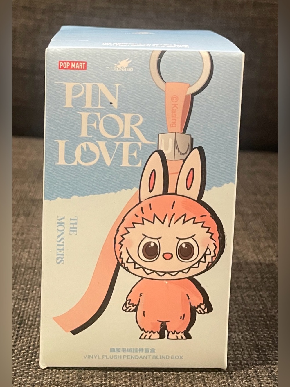 POP MART Pin For Love Vinyl Plush Pendant Keychain Monster
Blind Box (N-Z)